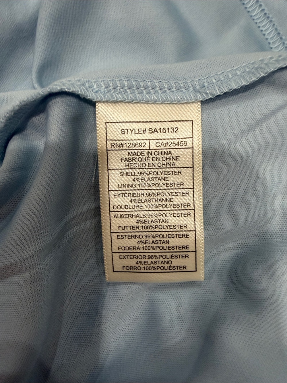 Steve Madden Asymmetric Blue Dress size XL - Picture 6 of 6